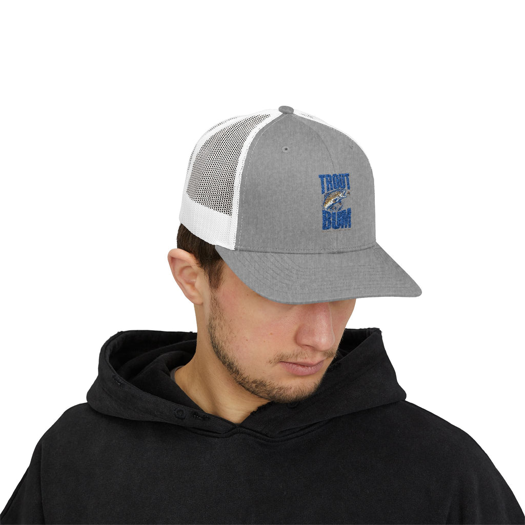 Trout Bum Snapback Trucker Cap