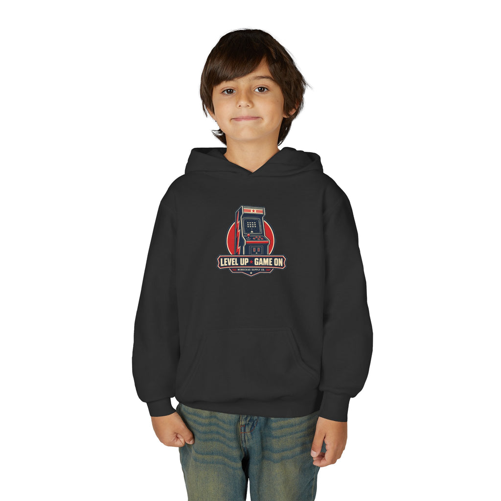 Level Up Game On Youth Hoodie