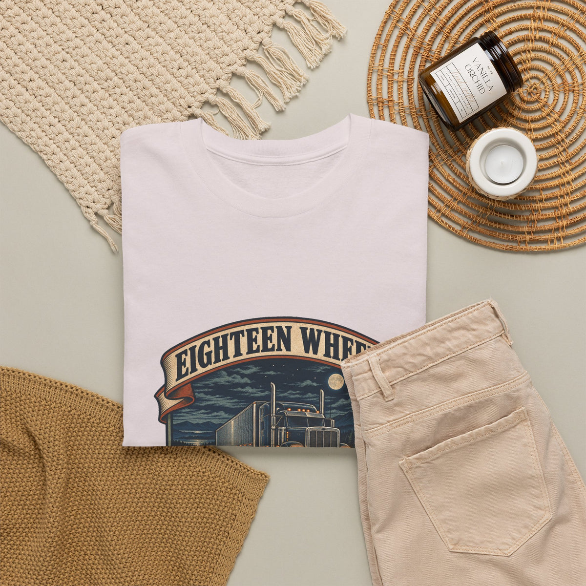 Eighteen Wheels Of Freedom Classic Tee