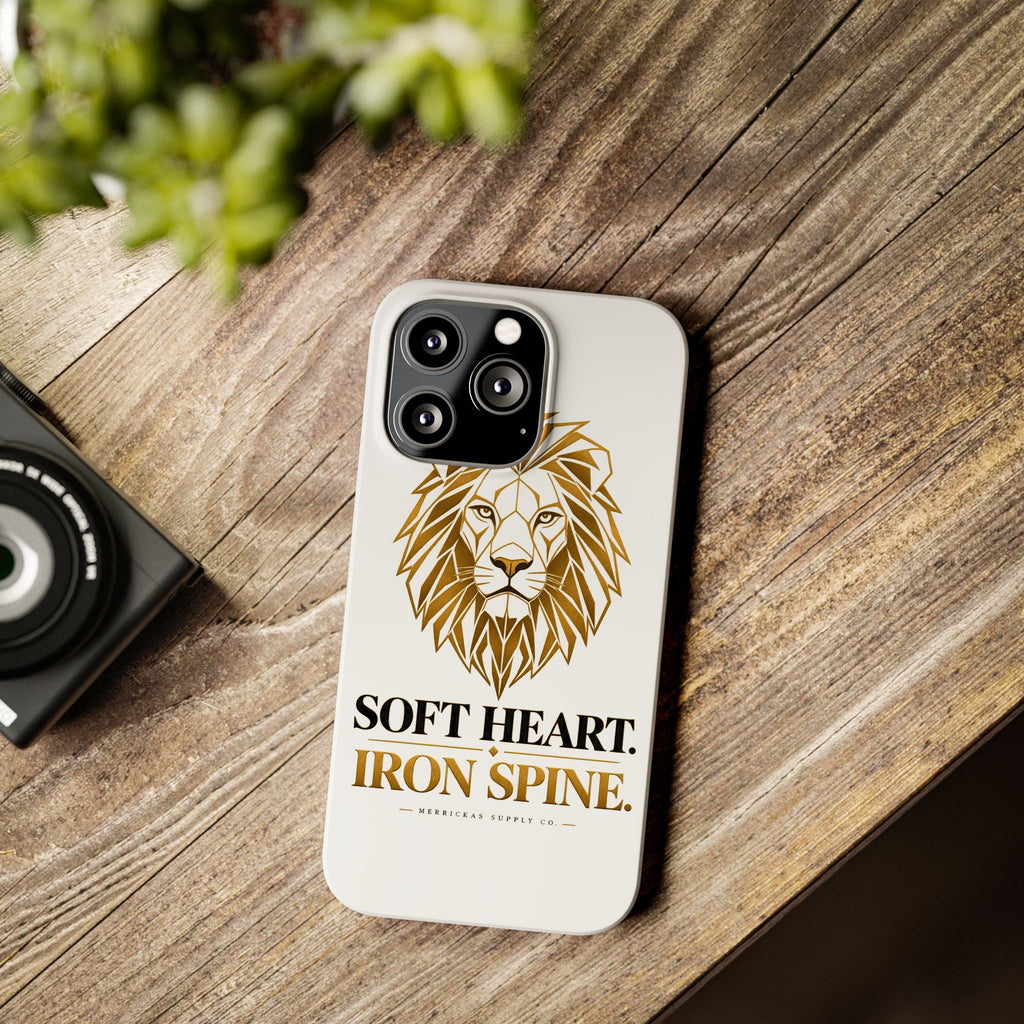 Soft Heart Iron Spine Phone Case