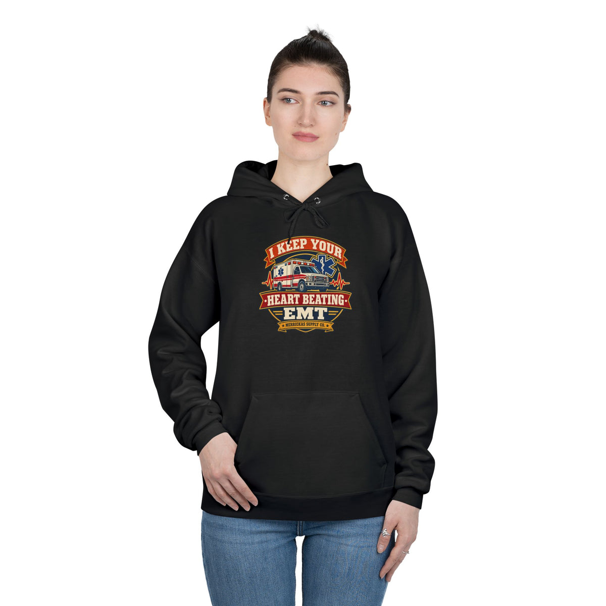 I Keep Your Heart Beating Heavyweight Hoodie