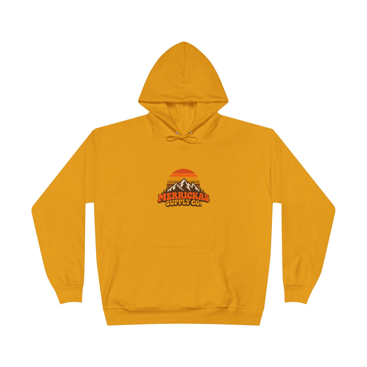 Merrickas Retro Sunset Mountain Hoodie