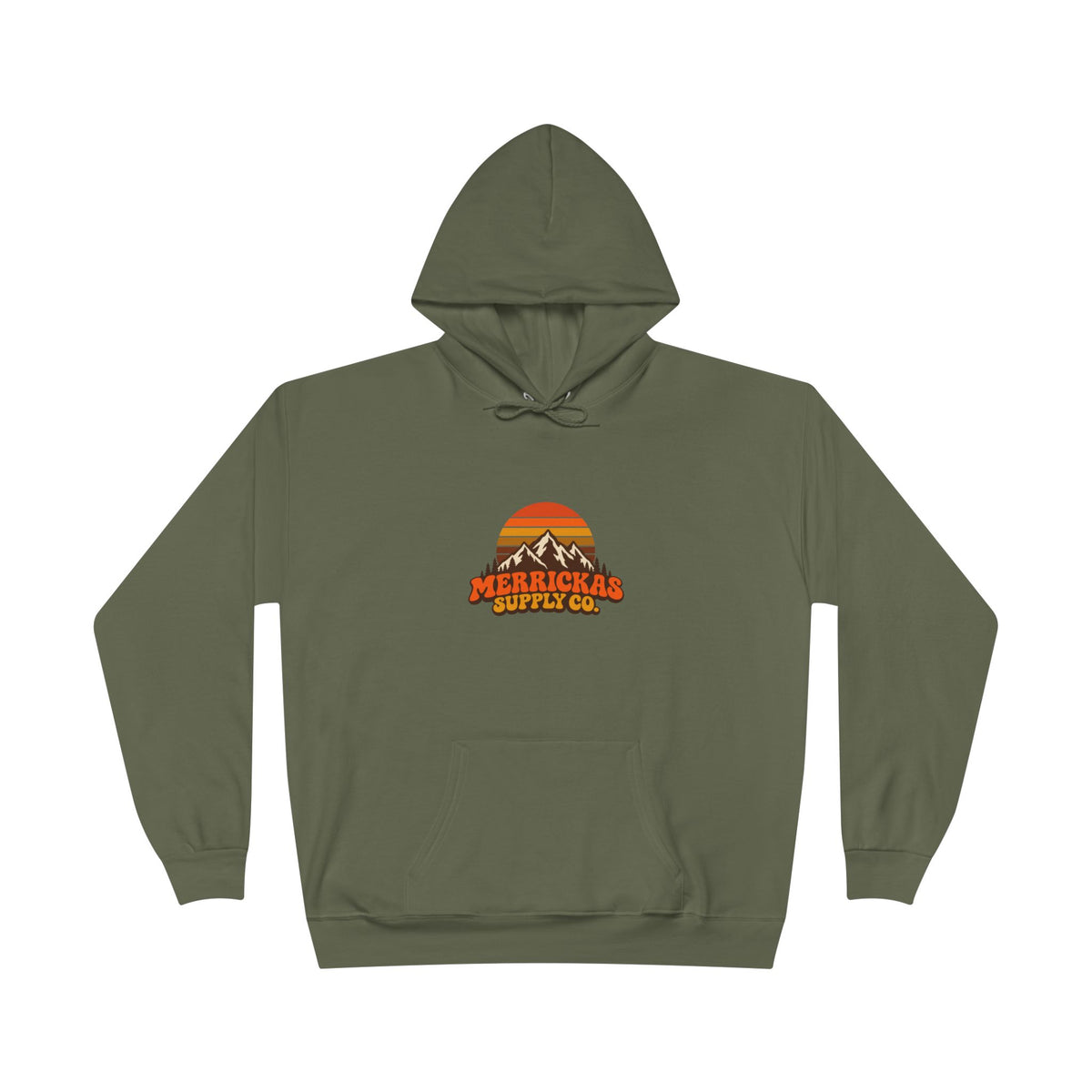 Merrickas Retro Sunset Mountain Hoodie