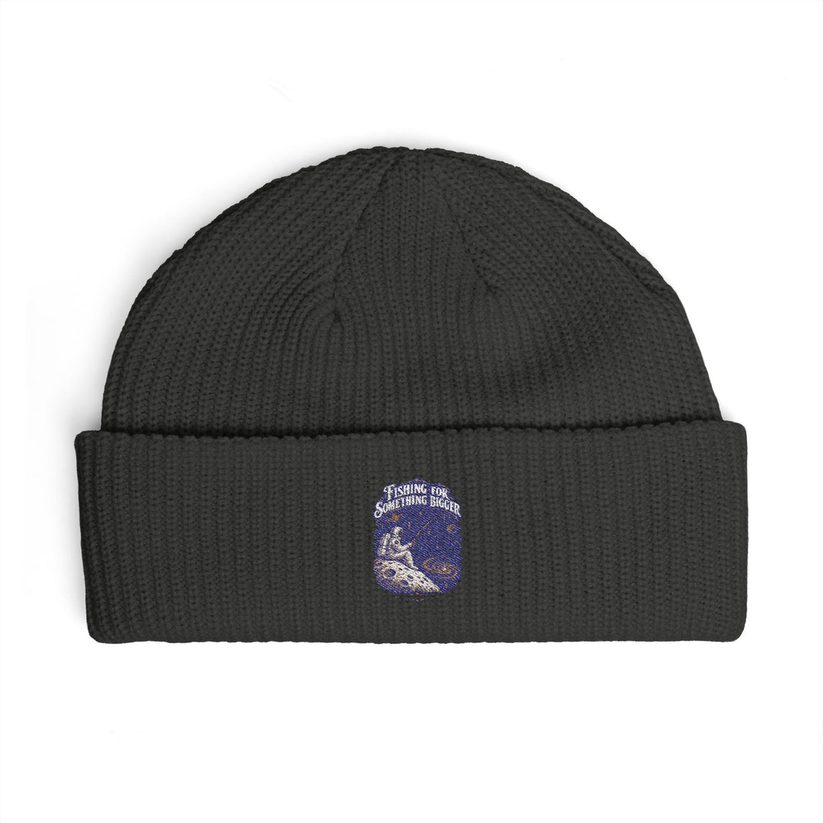 Fishing For Something Bigger Cuff Beanie