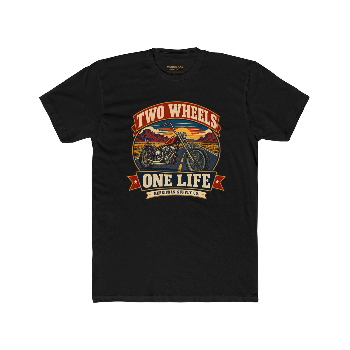 Two Wheels One Life Premium Tee