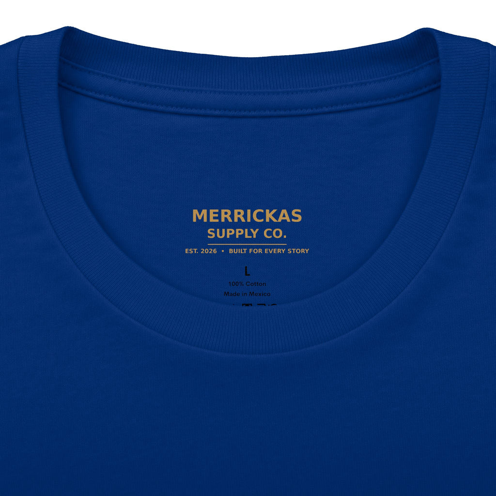 Merrickas Ride Hard Winged Skull T-Shirt