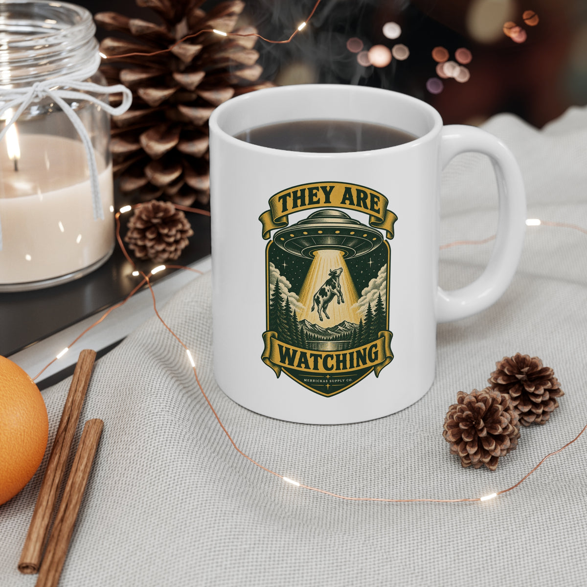 They Are Watching Coffee Mug 11oz