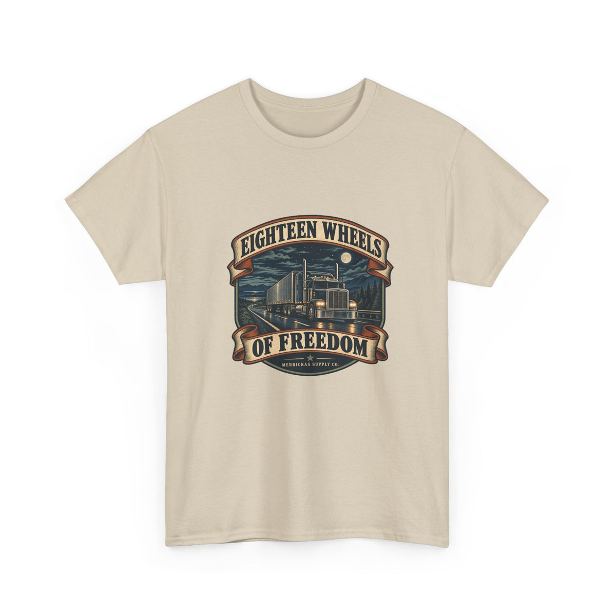 Eighteen Wheels Of Freedom Classic Tee