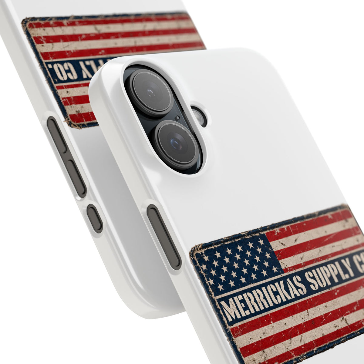 Merrickas American Flag Patch Phone Case