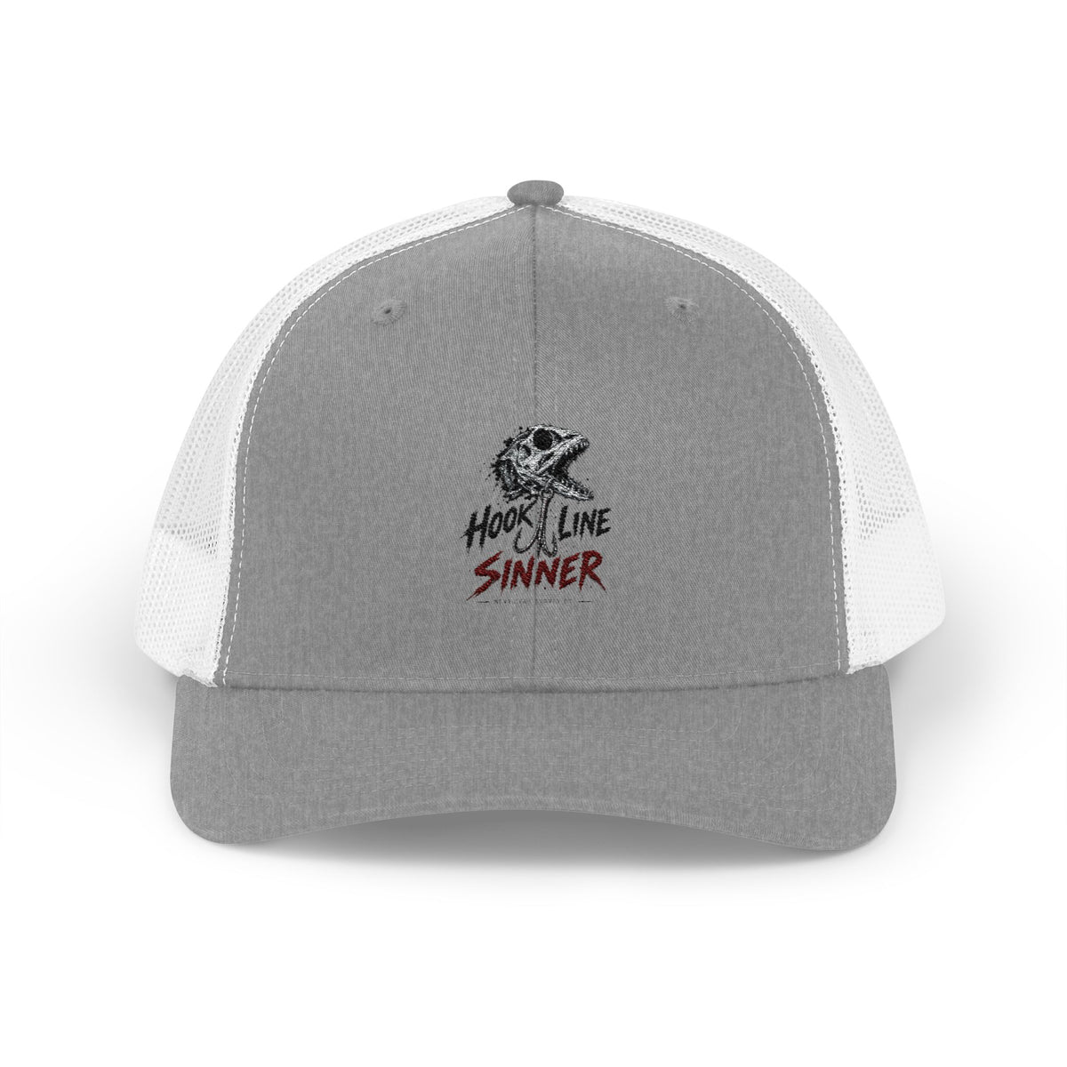 Hook Line Sinner Snapback Trucker Cap