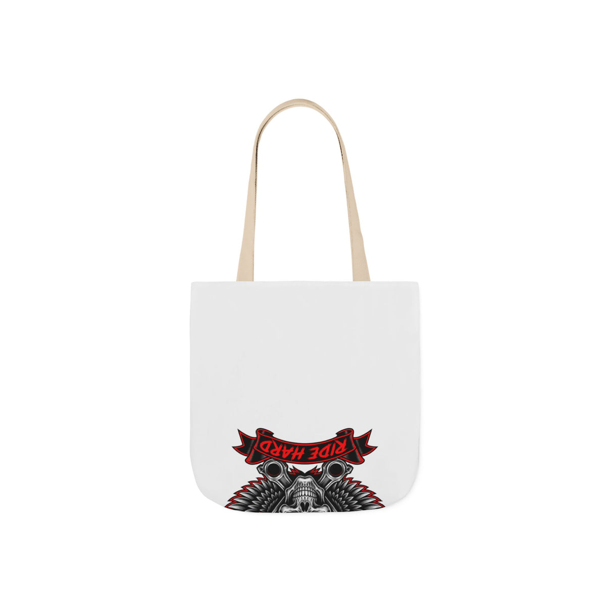 Merrickas Ride Hard Winged Skull Canvas Wall Art
