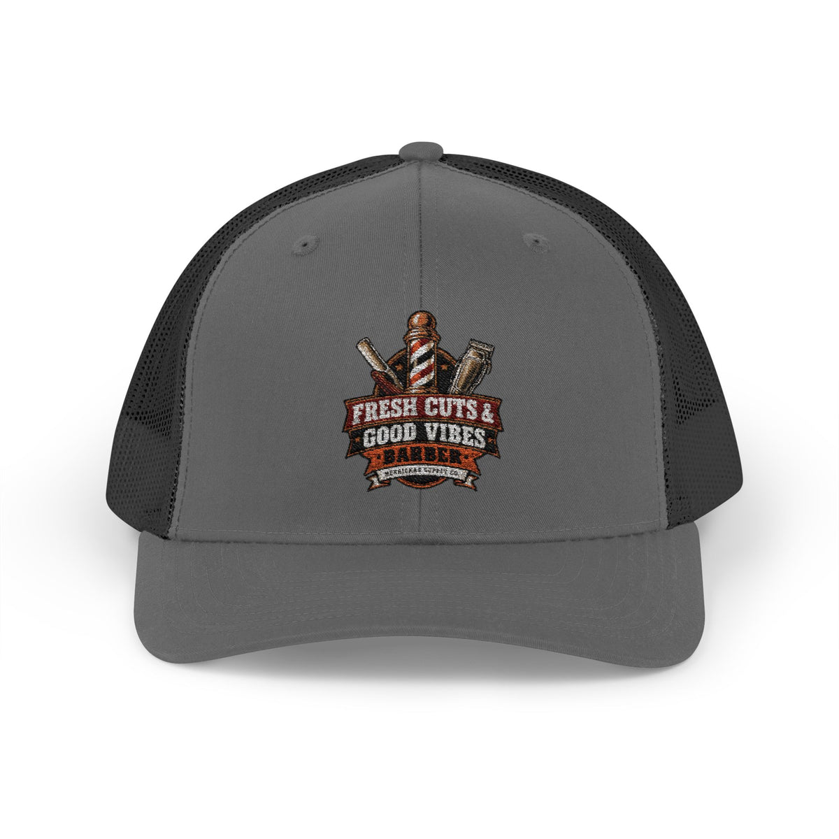 Fresh Cuts & Good Vibes Snapback Trucker Hat