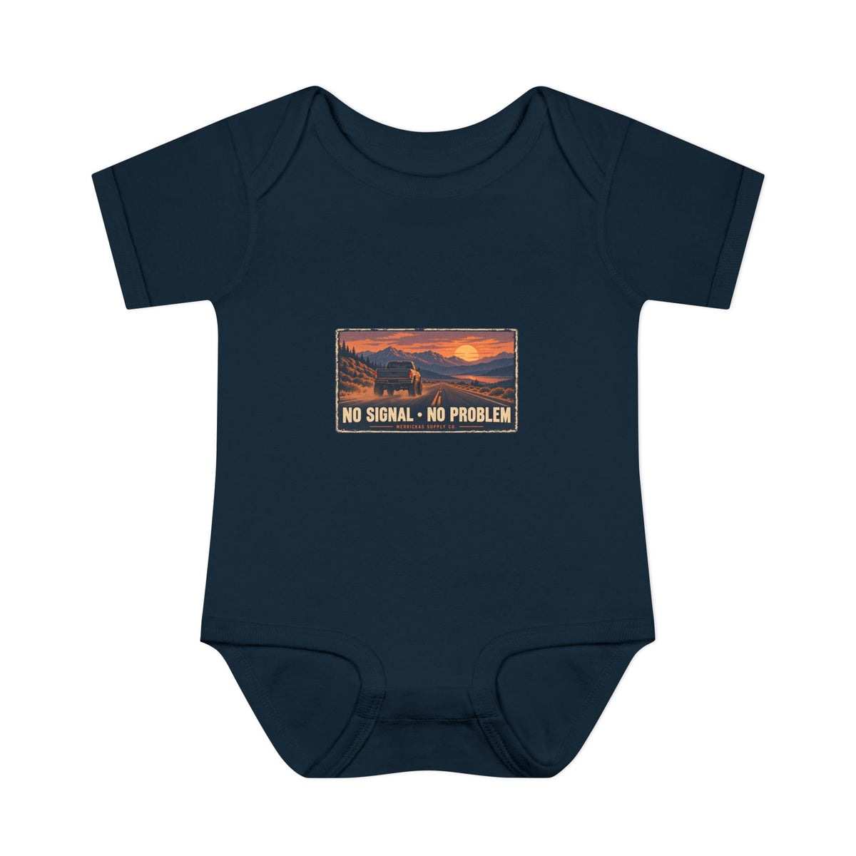 No Signal No Problem Baby Onesie