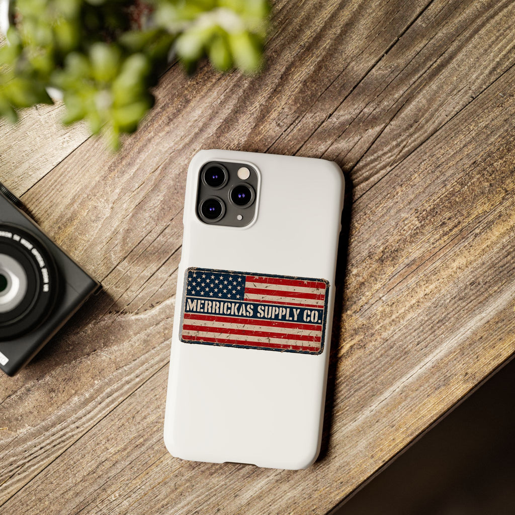 Merrickas American Flag Patch Phone Case