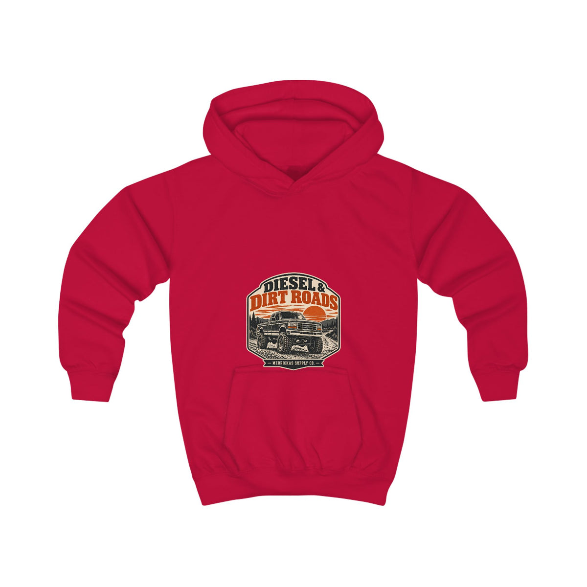 Diesel & Dirt Roads Kids' Hoodie