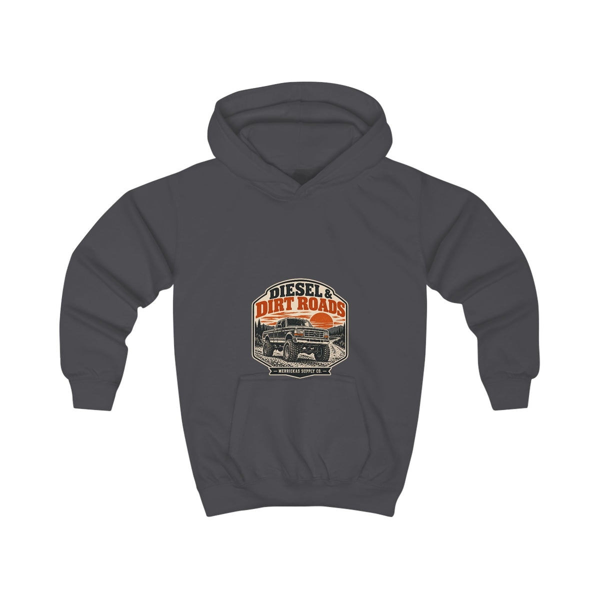 Diesel & Dirt Roads Kids' Hoodie