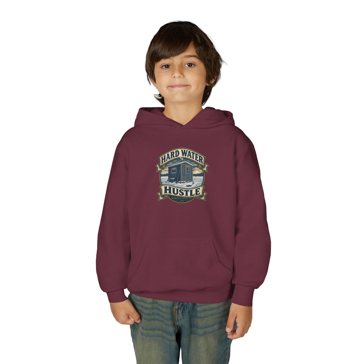 Hard Water Hustle Youth Hoodie