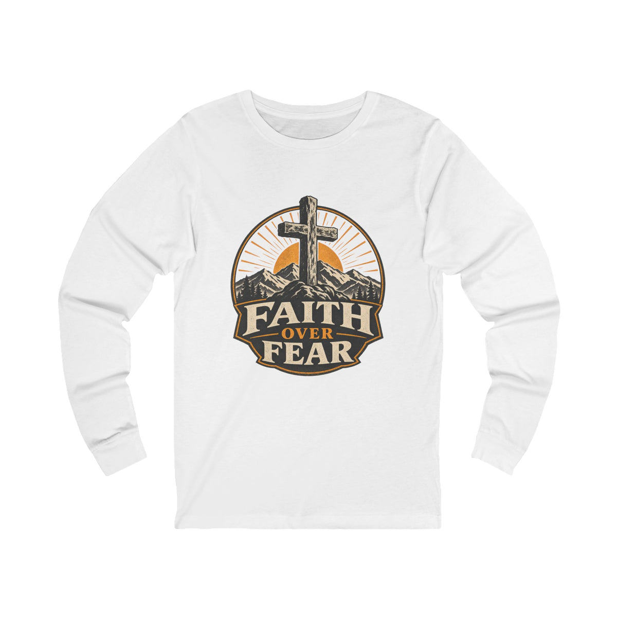 Faith Over Fear Long Sleeve Tee
