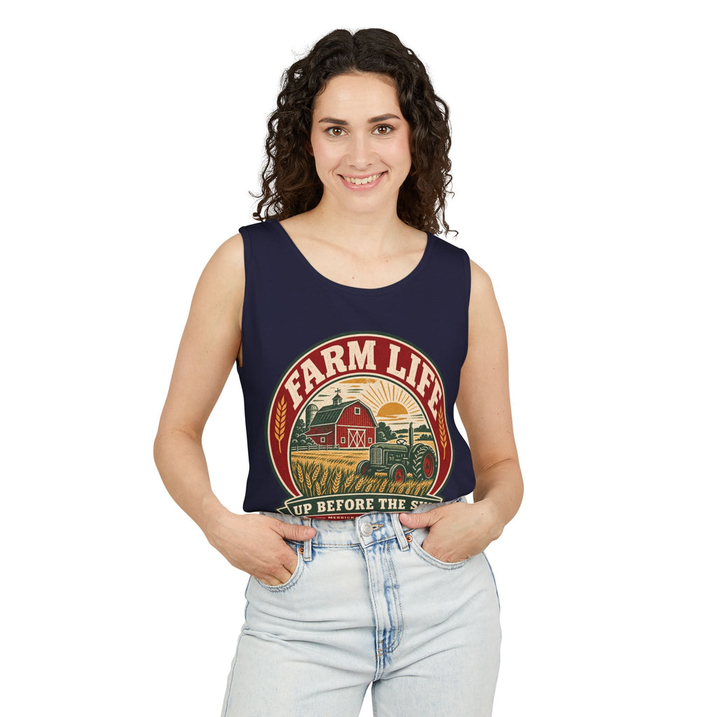 Farm Life Garment-Dyed Tank