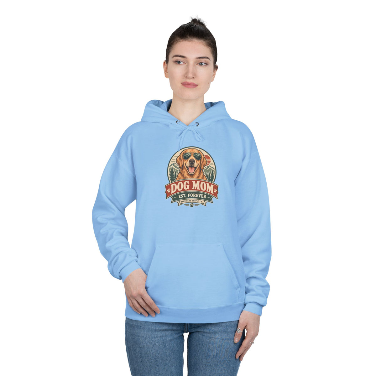 Dog Mom Est. Forever Heavyweight Hoodie