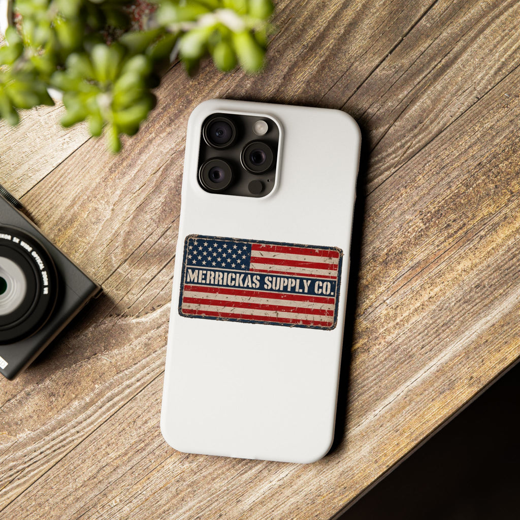Merrickas American Flag Patch Phone Case