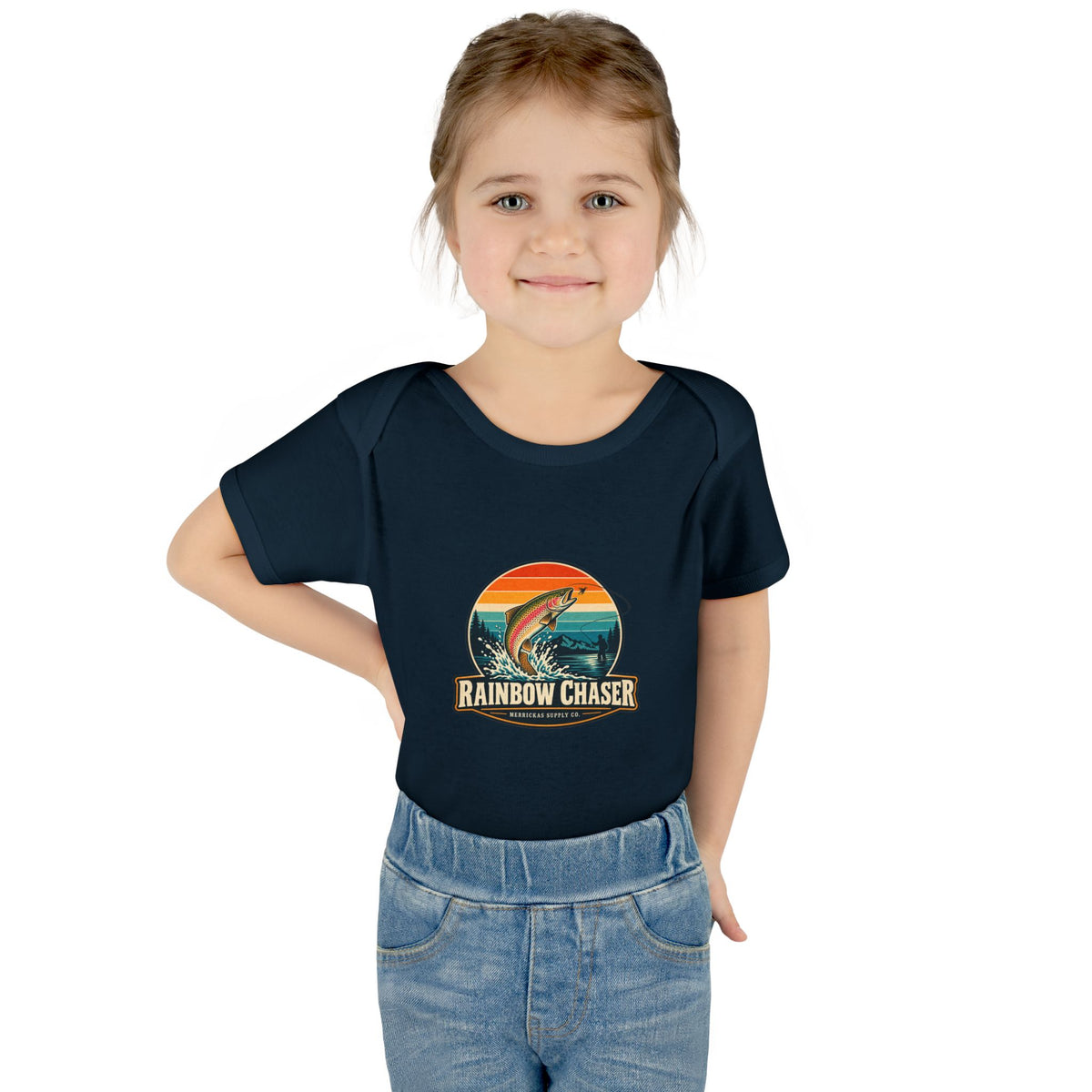 Rainbow Chaser Baby Onesie