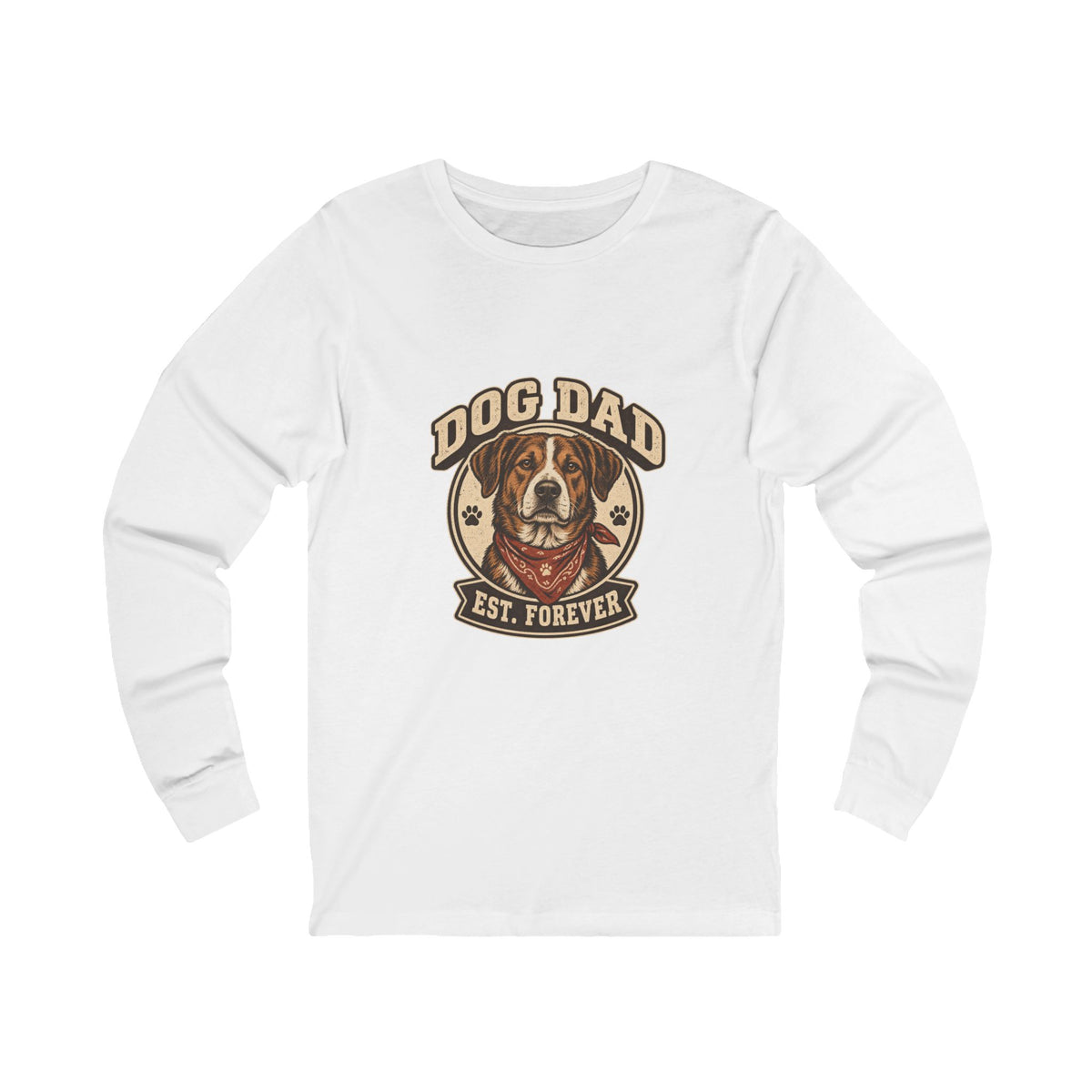 Dog Dad Long Sleeve Tee