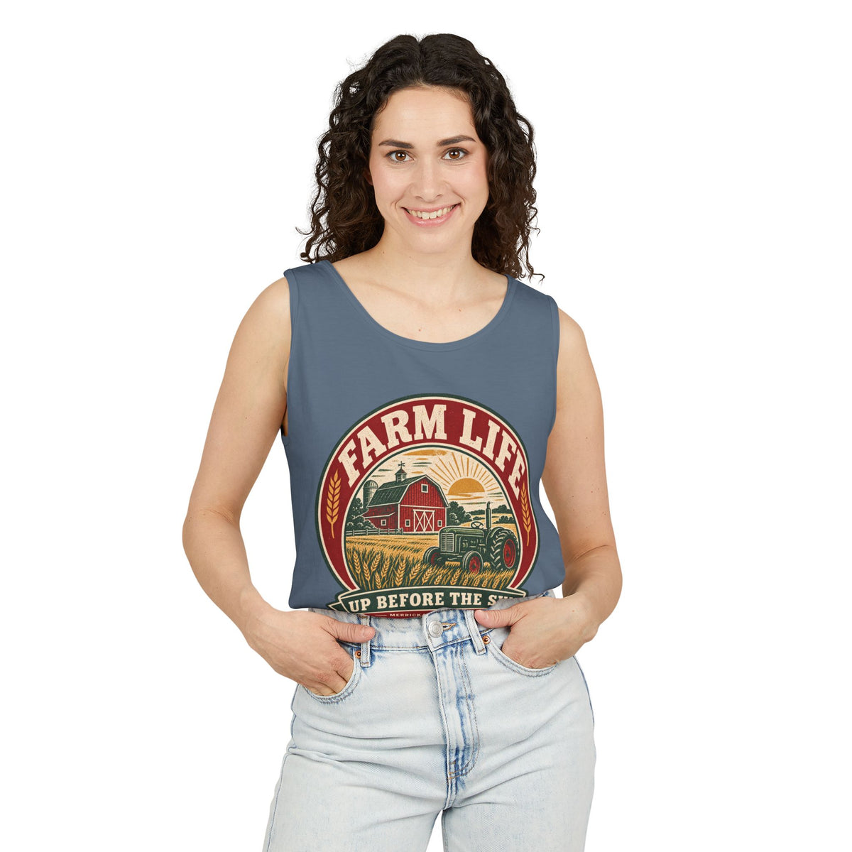Farm Life Garment-Dyed Tank