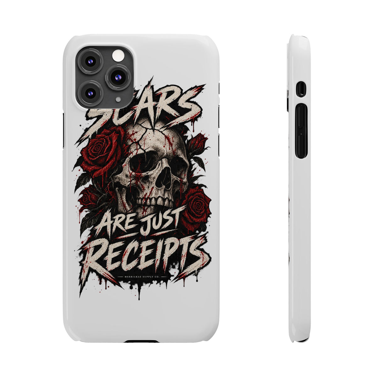 Scars Are Just Receipts Phone Case