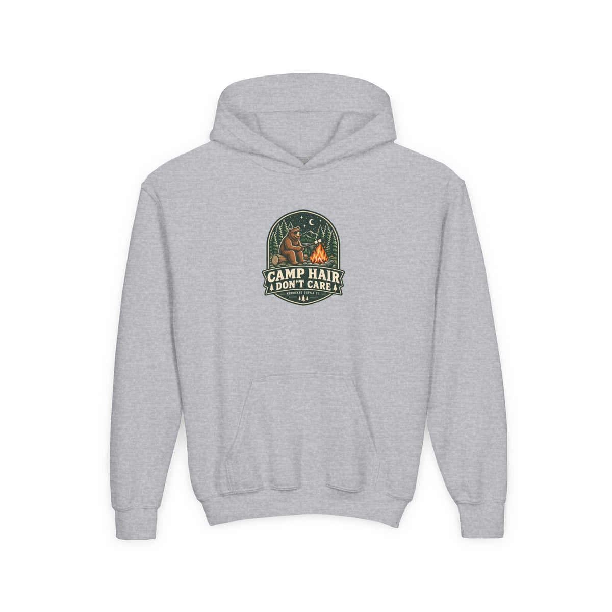 Camp Hair Don't Care Youth Hoodie