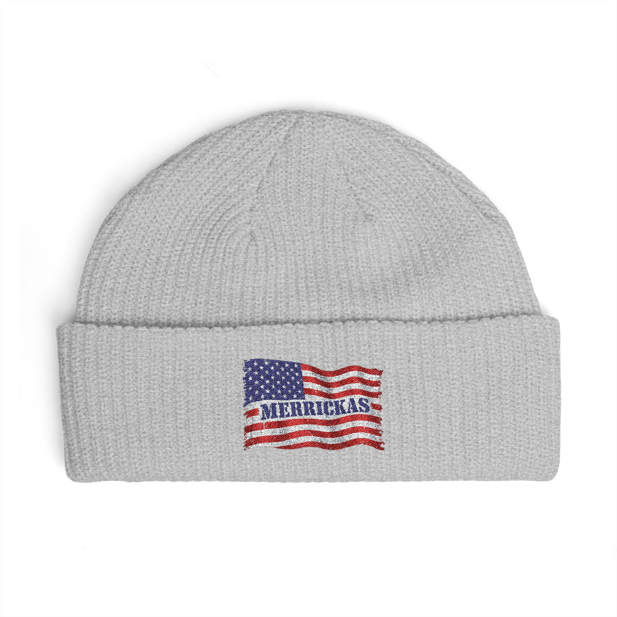 Merrickas Flag Cuff Beanie