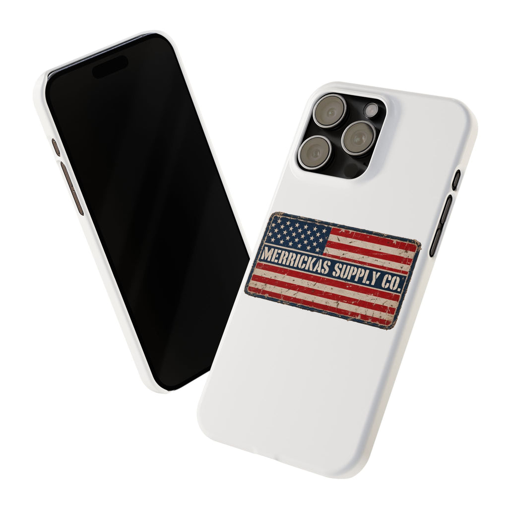 Merrickas American Flag Patch Phone Case