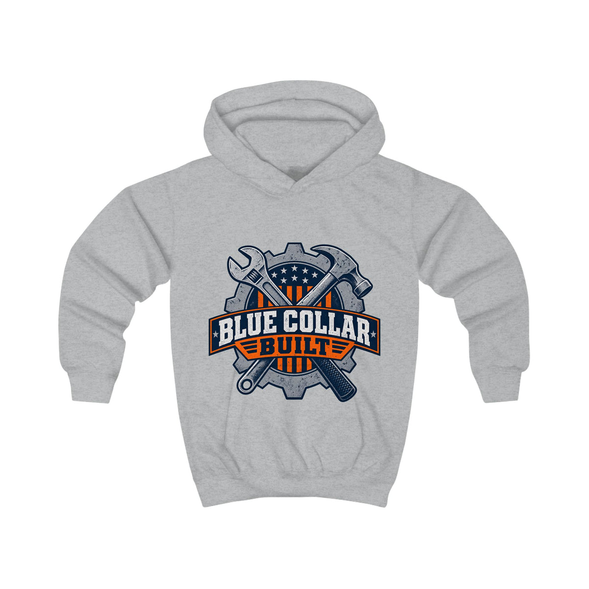 Blue Collar Built Kids' Hoodie