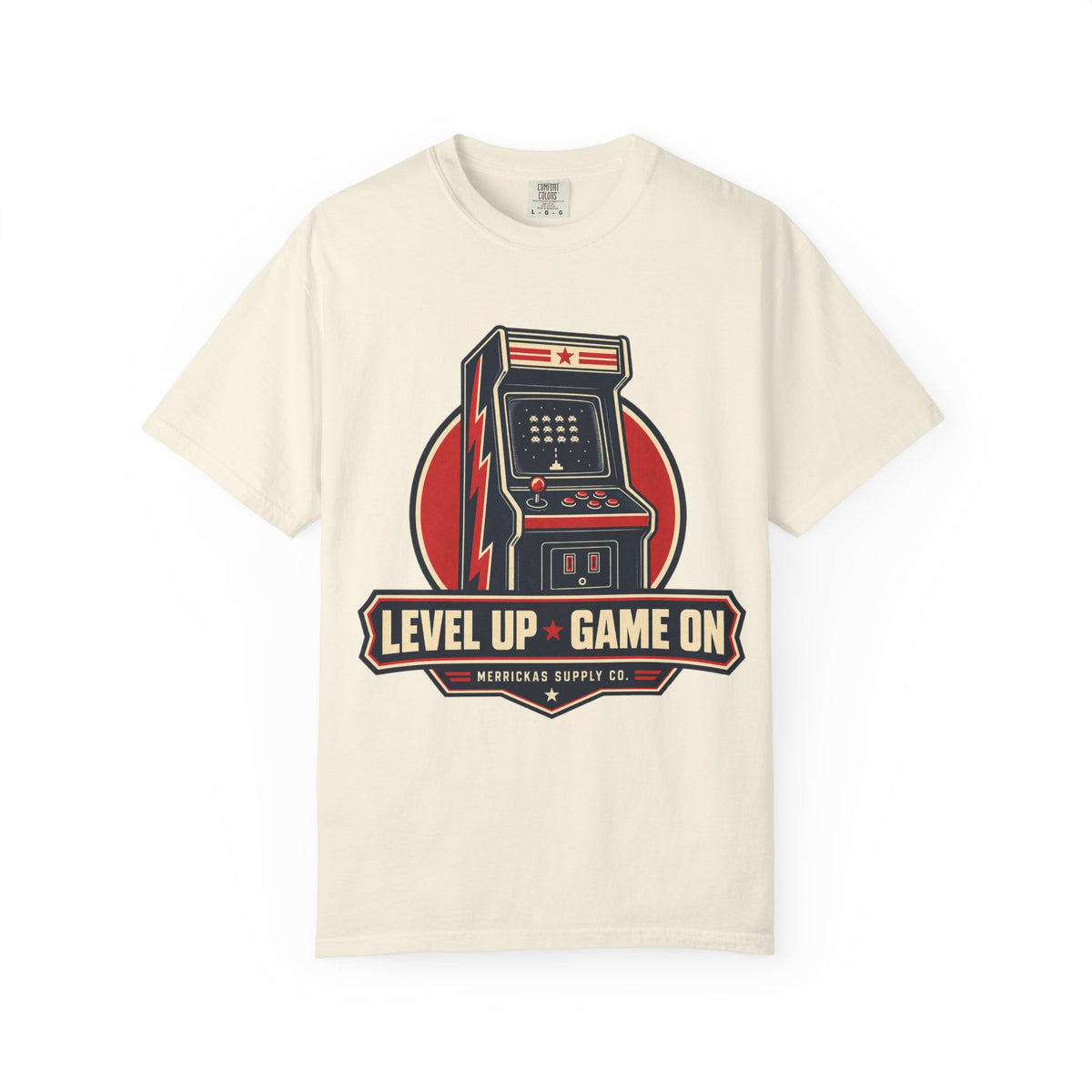 Level Up Game On Garment-Dyed Tee