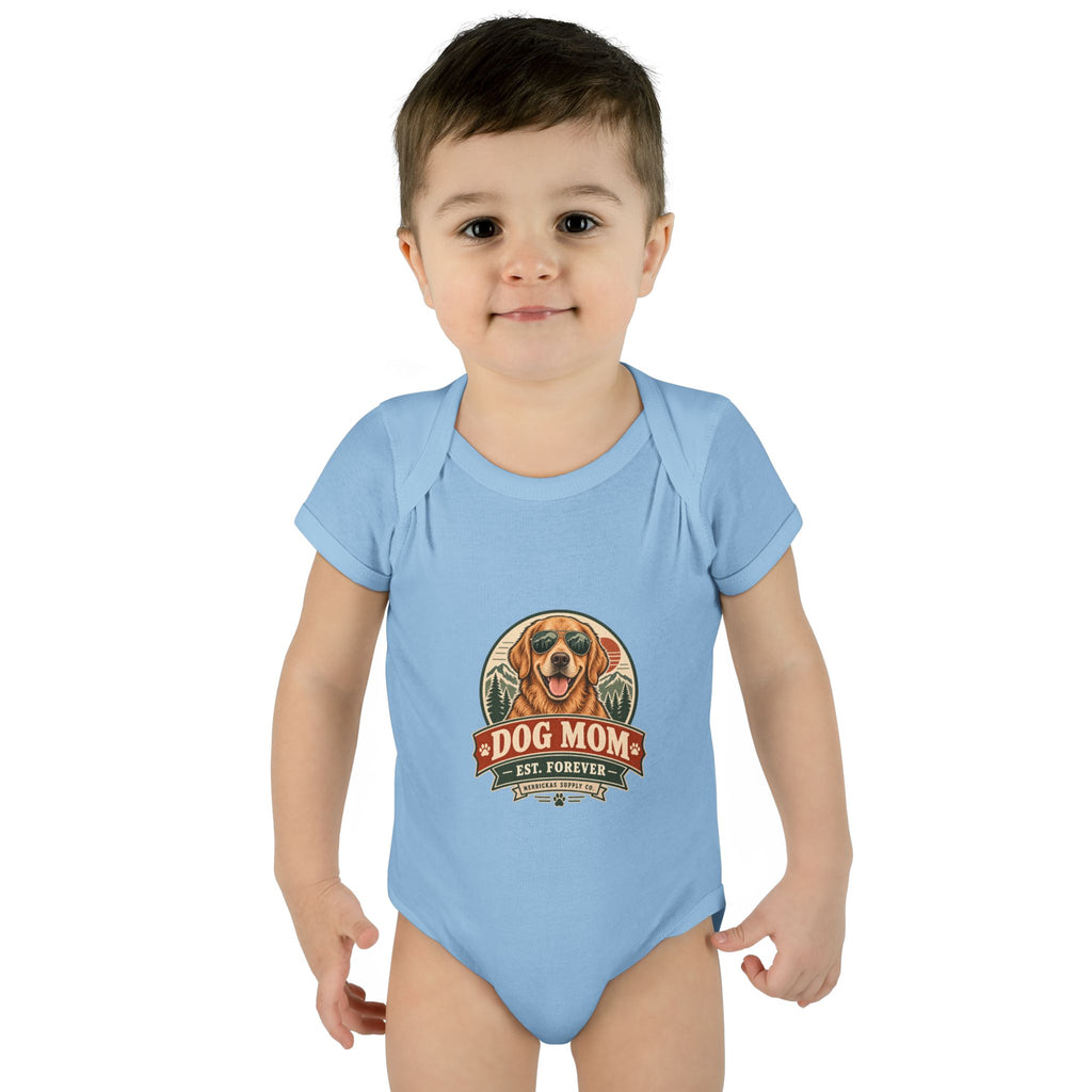Dog Mom Est. Forever Baby Onesie