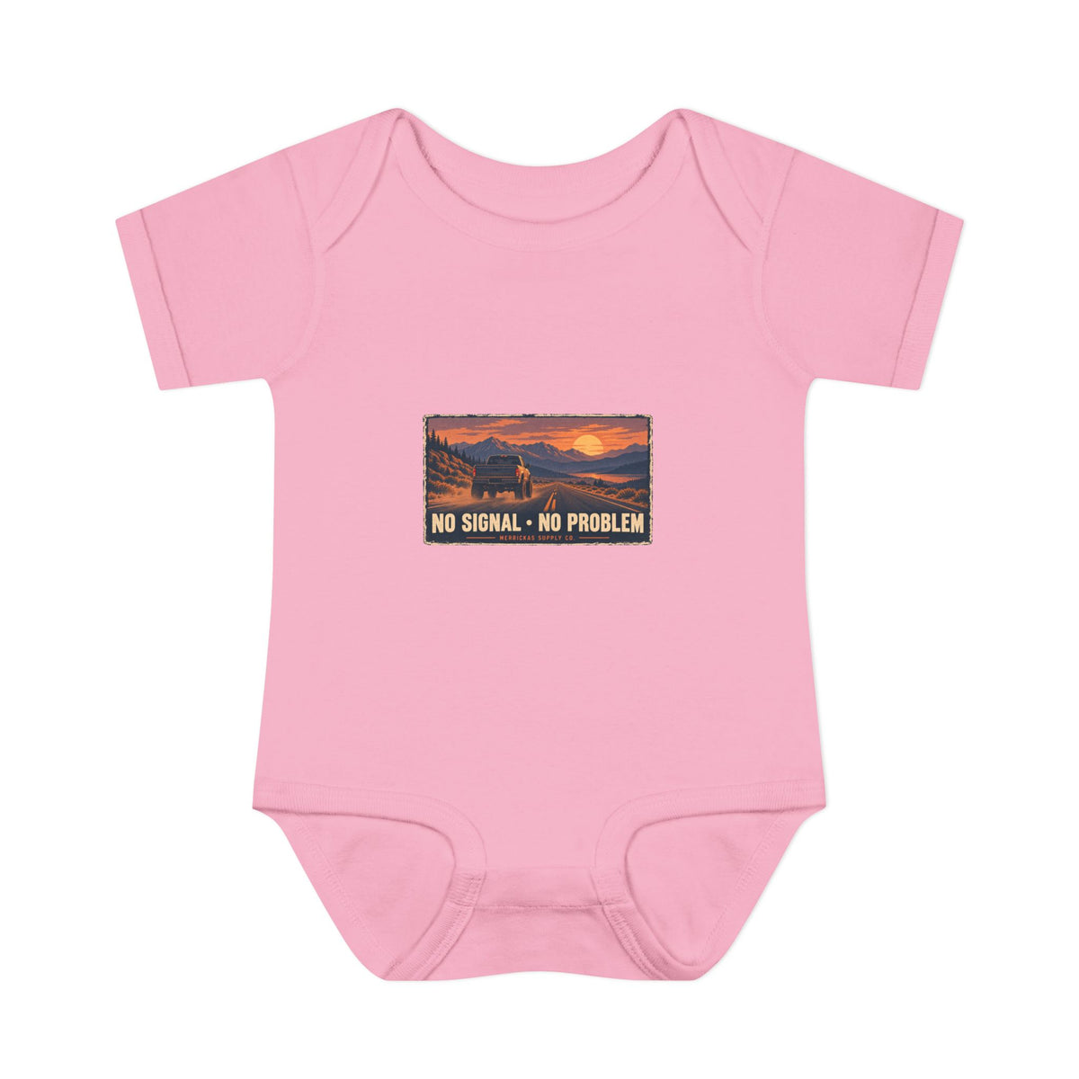 No Signal No Problem Baby Onesie