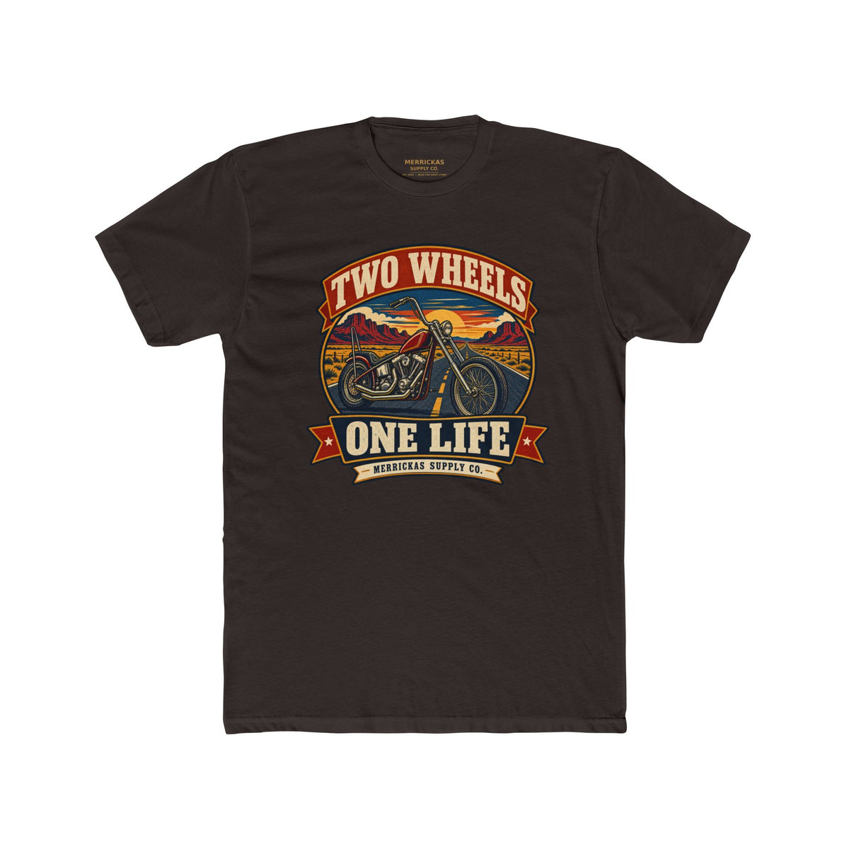 Two Wheels One Life Premium Tee