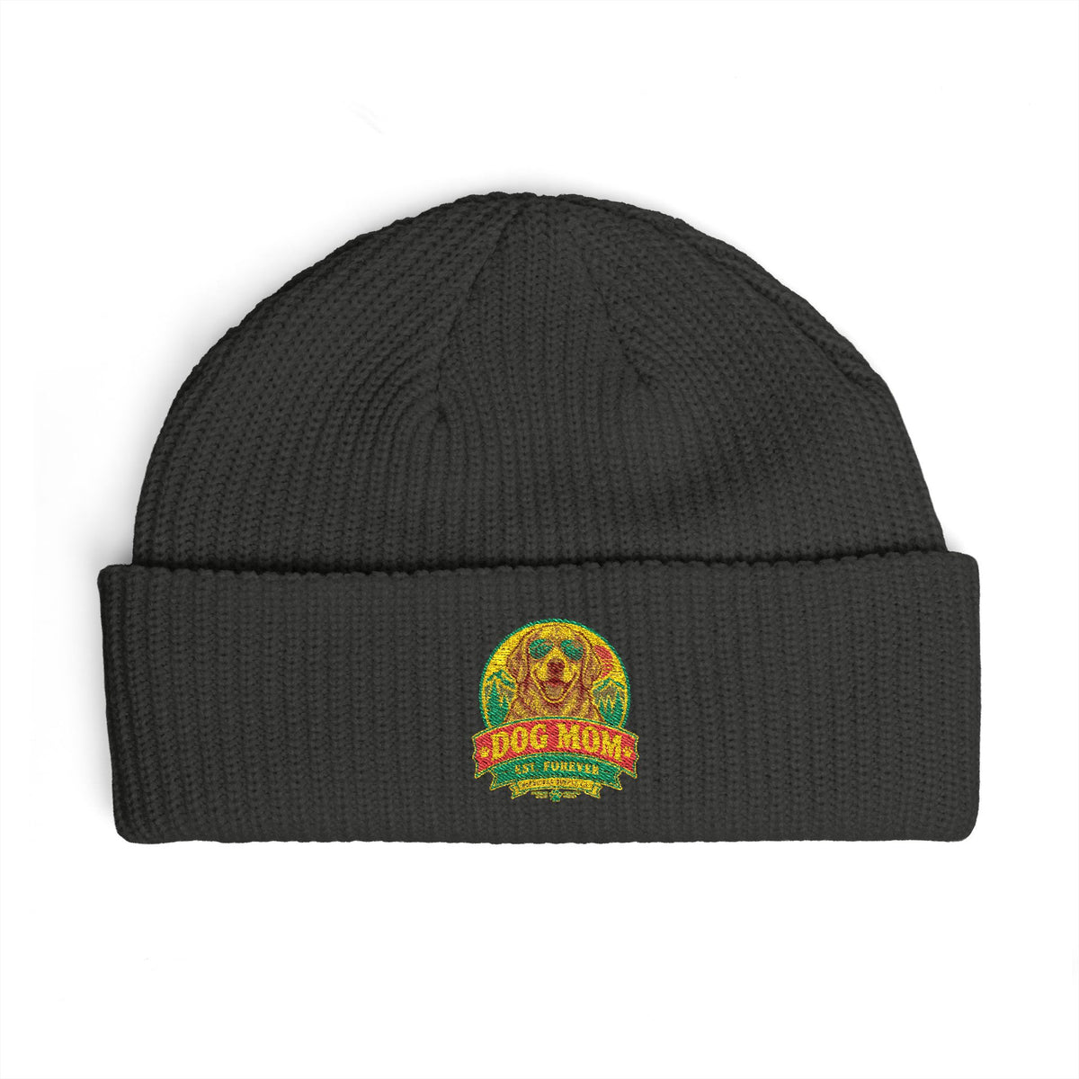 Dog Mom Est. Forever Cuff Beanie
