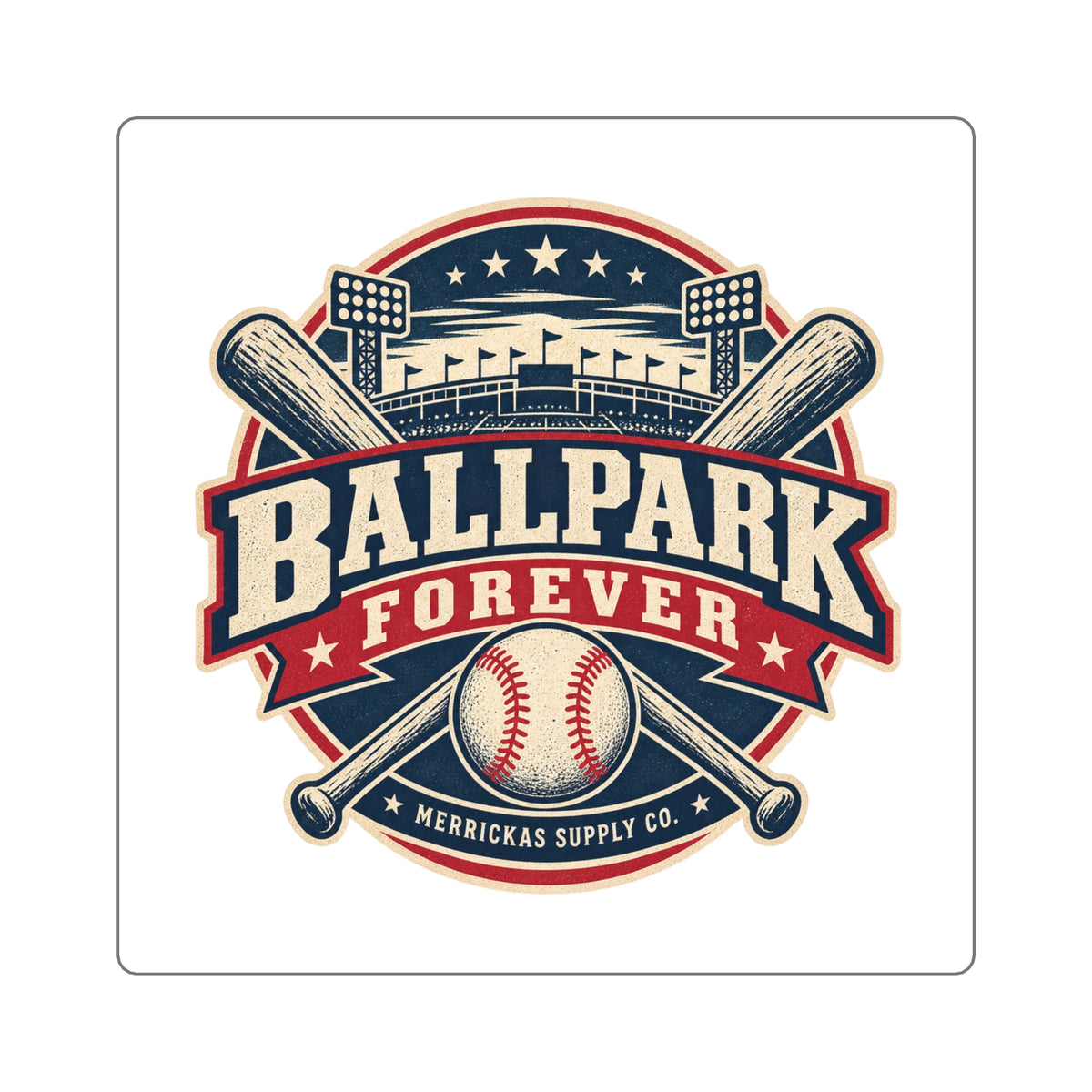 Ballpark Forever Sticker