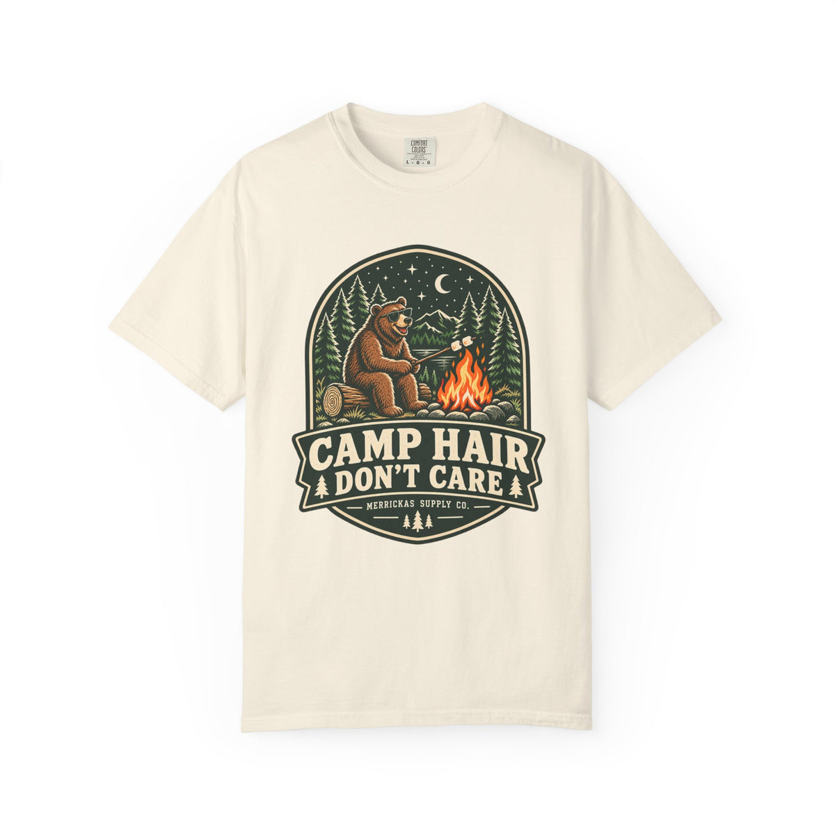 Camp Hair Don't Care Garment-Dyed Tee