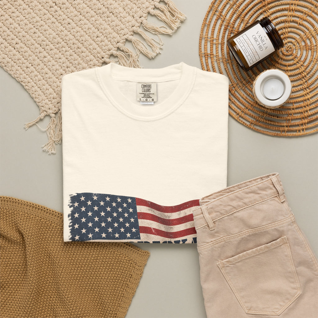 Merrickas Flag Garment-Dyed Tee