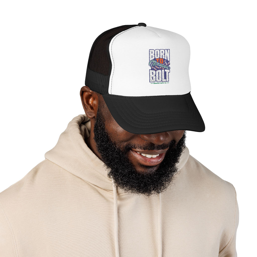 Born To Bolt Foam Trucker Hat