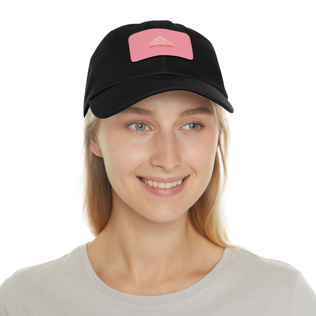 Off The Grid Leather Patch Dad Hat