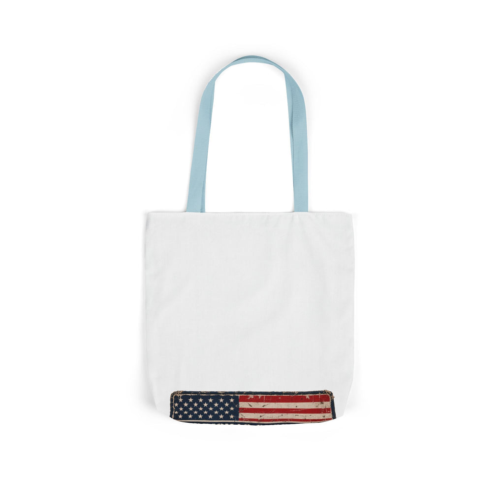 Merrickas American Flag Patch Canvas Wall Art