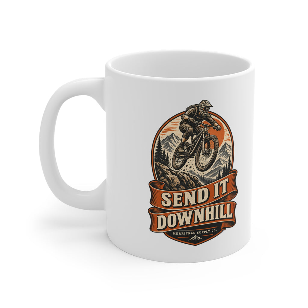 Send It Downhill Coffee Mug 11oz
