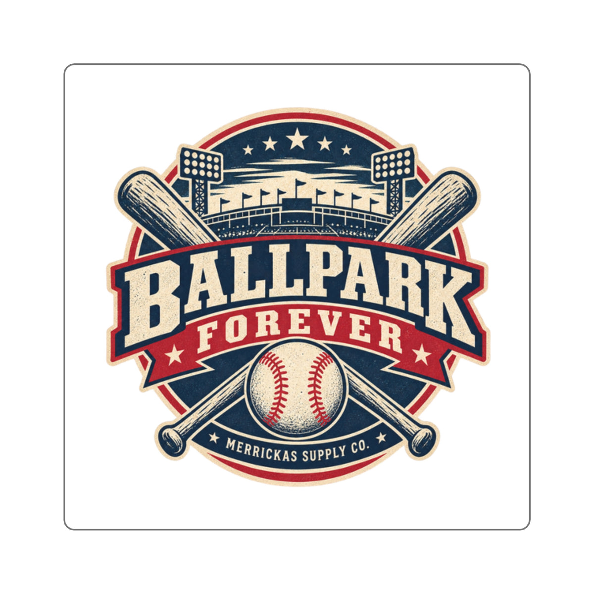 Ballpark Forever Sticker
