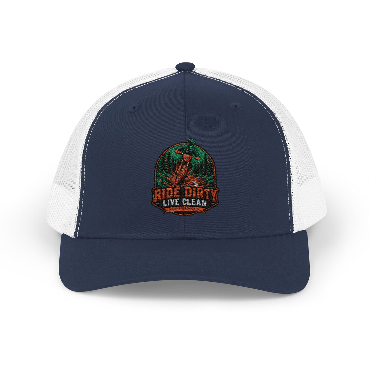 Ride Dirty Live Clean Snapback Trucker Hat