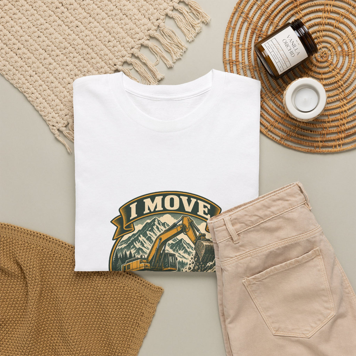 I Move Mountains For A Living Classic Tee