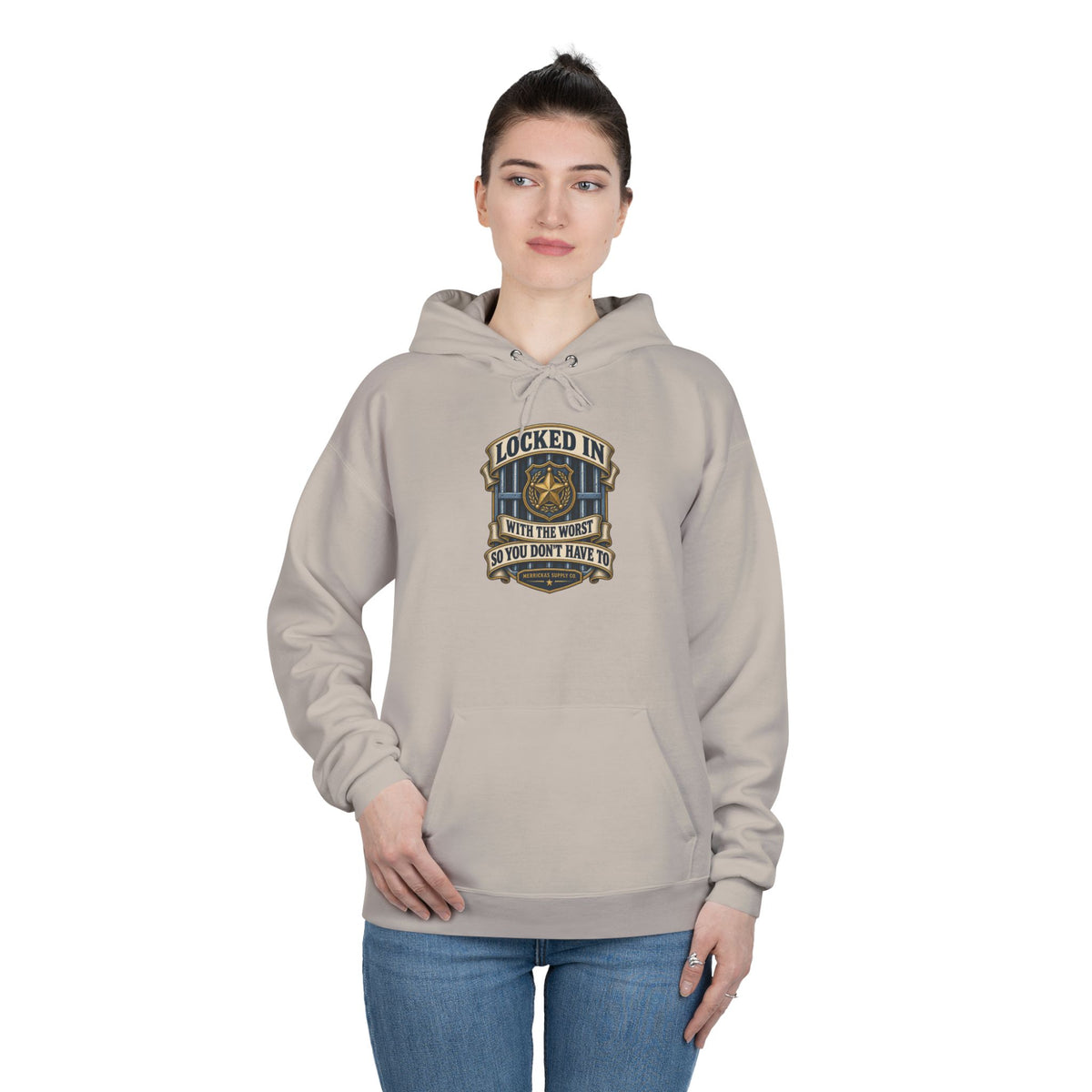 Locked In With The Worst So You Don't Have To Heavyweight Hoodie