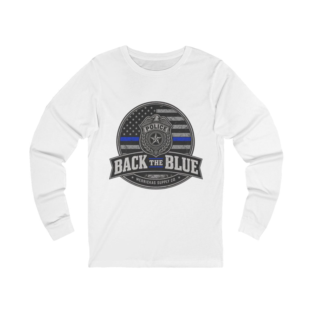 Back The Blue Long Sleeve Tee